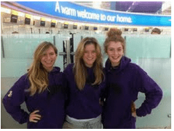 Hugh O'Neill Dartford & Bromley trek for Ben - Kinsella sisters in hoodie