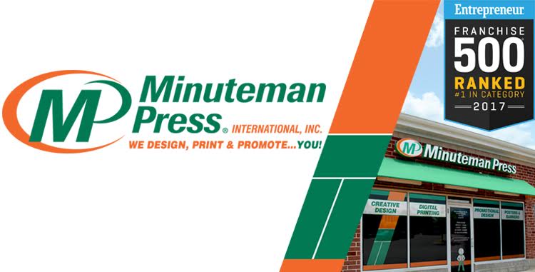 Minuteman Press is rated #1 by Entrepreneur in the Marketing/Printing Services Category 25 times and 14 years in a row, including 2017.